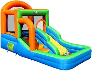 Inflatable Bounce House Bouncy Castles Water Slide Multifunctional Trampoline Children's Slide Outdoor Small Household Trampoline Inflatables Bouncy Castles