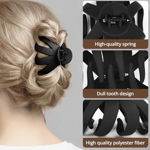 Pack de 5 pinzas grandes pulpo para cabello miniatura 3