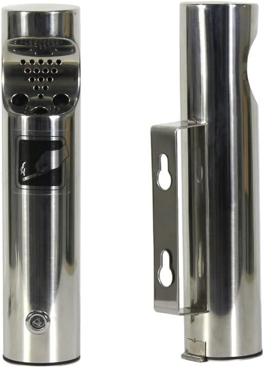 Amazon.co.jp: 屋外灰皿 壁掛け 吸い殻入れ ステンレス鋼 蓋付き