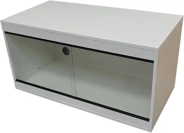 48x18x18 Inch White Vivarium Flatpack - 4ft Reptile Terrarium by Repti-Life