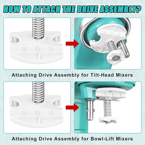 Pièces pour machine à crème glacée KitchenAid bol mélangeur KITOART adaptable