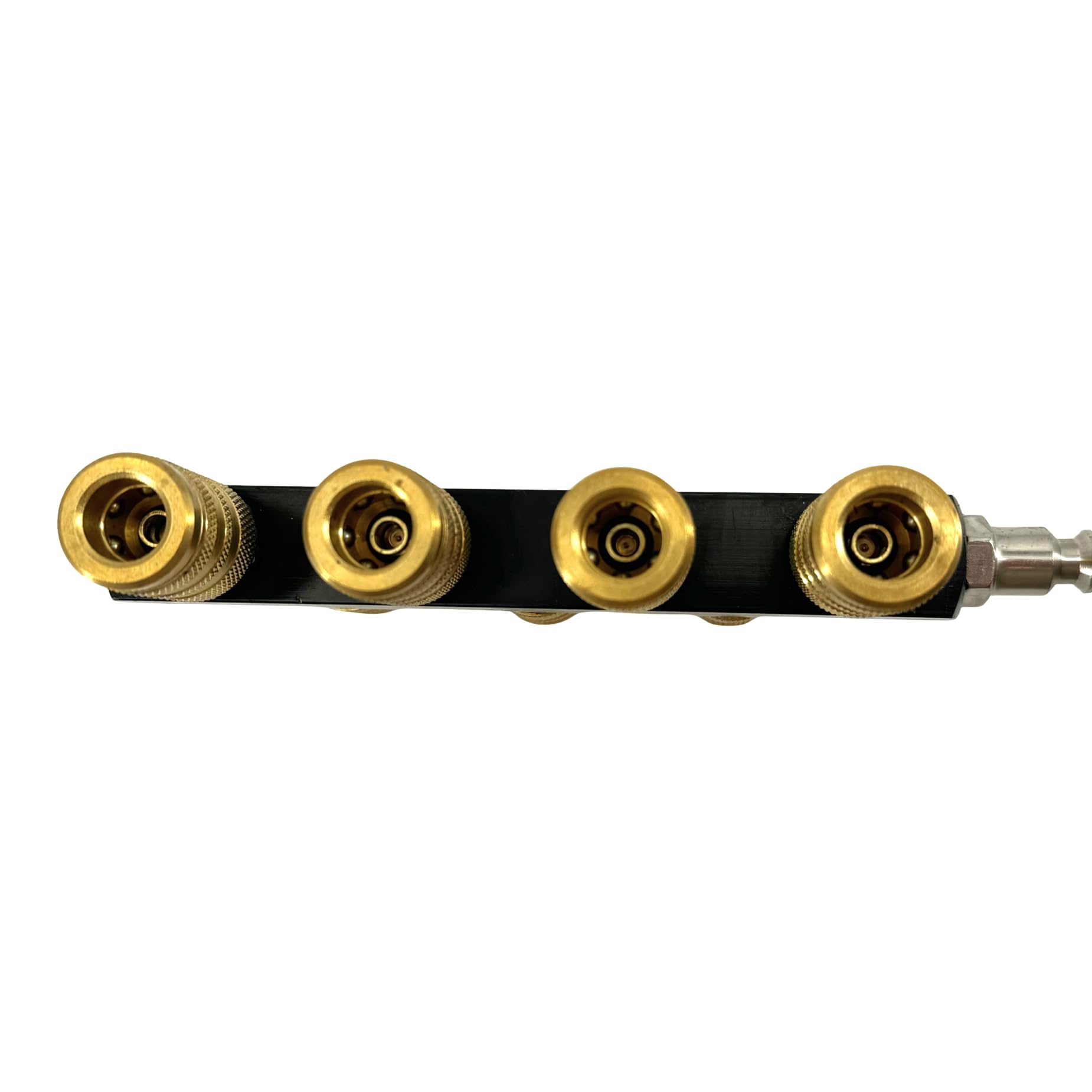 Zeluga 22-430 7-Wege-Luftverteiler im Industriestil mit Messingkupplung 7, Druckluft Zubehör
