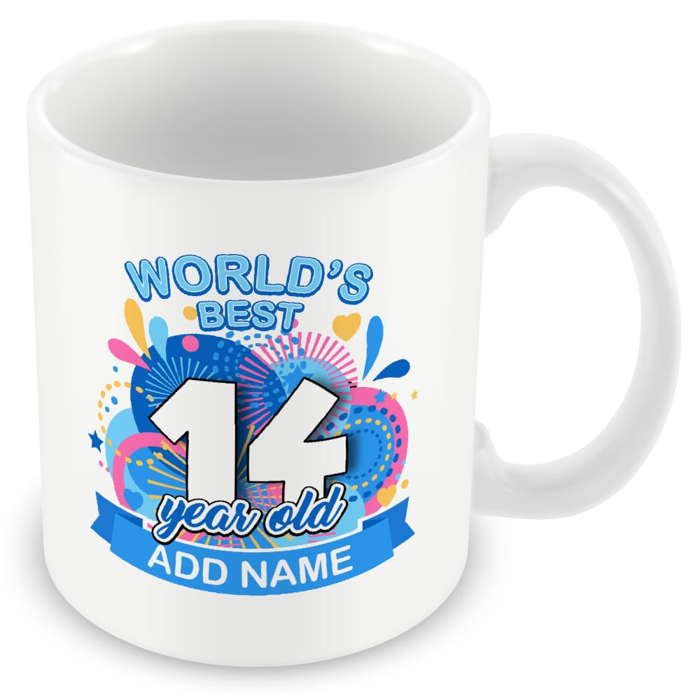 14th Birthday Gifts โ World's Best 14 Year Old Mug for Boys & Girls