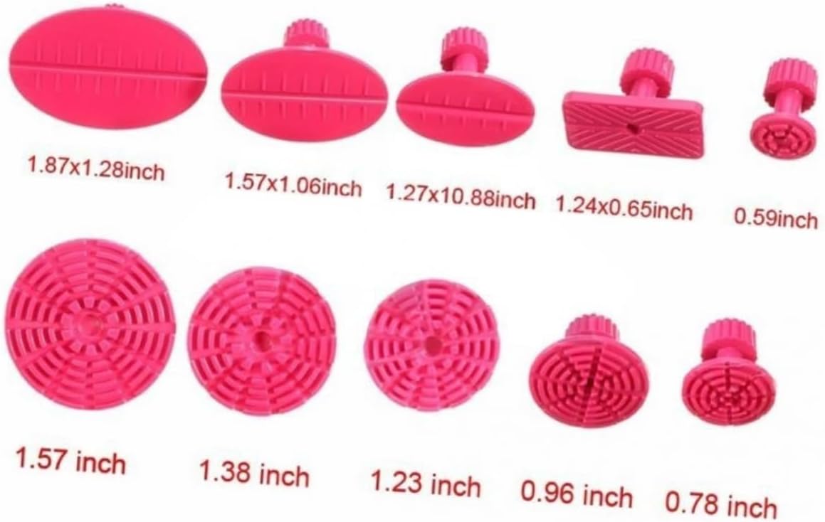 PRETYZOOM 120pcs Car Body Repair Kit Auto Body Repair Tools Rubber Gaskets Dent Puller Set
