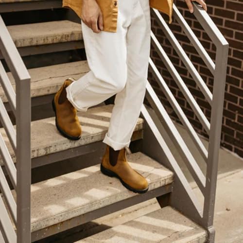 Blundstone 562 Unisex Classic Series Chelsea Boot for Men and Women with Shock Absorption and Premium Water Resistant Leather, Saddle Brown, 5 US Men / 7 US Women / 4 AU4