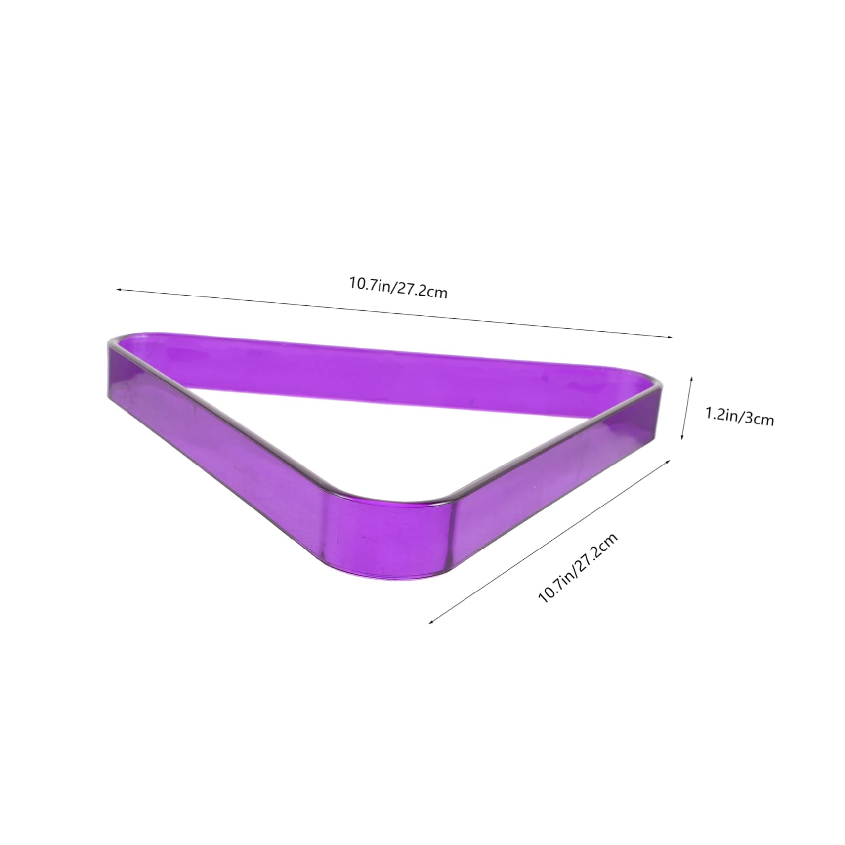 Garneck Billiard Triangle Mini Pool Table Accessory Billiard Balls Holder Sturdy Frame Perfect Present for Pool Enthusiasts