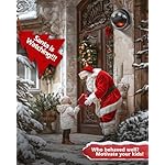 WALI-Santa-Cam-Santa-Camera-Ornament-with-Realistic-Red-Flashing-Light-Motivate-Kids-and-Prevent-Grinch-Mischief-Perfect-Christmas-Decor-Indoor-Outdoor-2-Pack