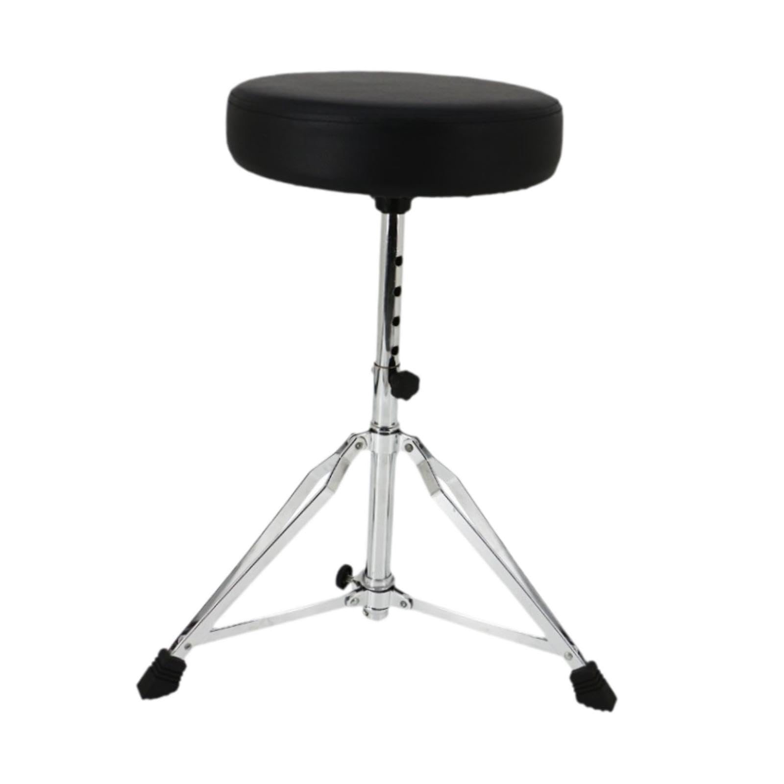 Oshhni Taburete de asiento de batería, trono de tambor, silla de batería, taburete de tambor acolchado para,