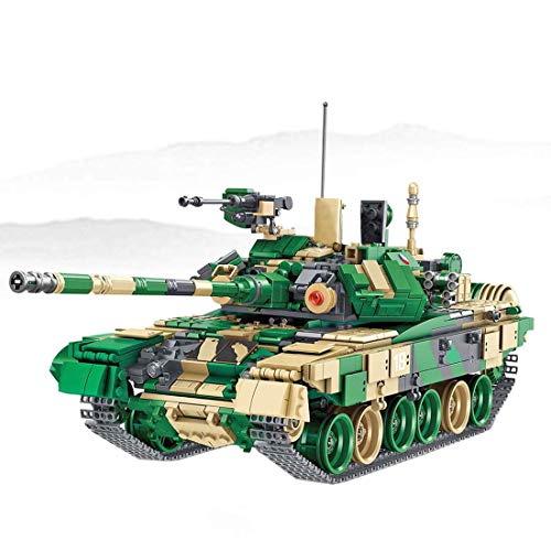 YPZ Technik Panzer Bausteine, Leopard 2a6 Panzer Modellbausatz Panzer, Militär Panzer Bausatz Klemmbausteine… – Bild 7
