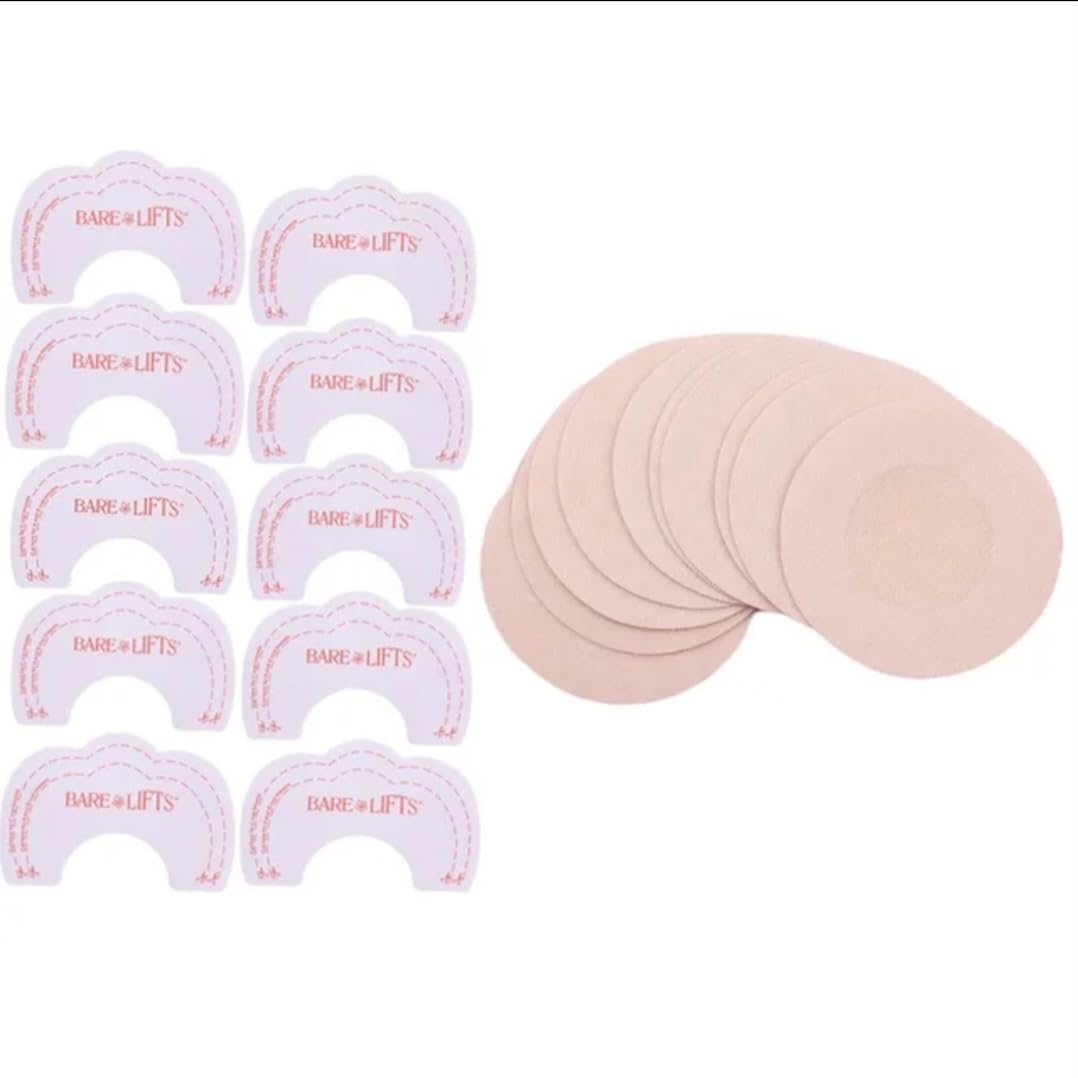 UG WORLD Women Uplift Bra Sticker Breast Lift Invisible Tape Women's Breast Pads Women Skin Friendly Latex-Free Invisible Tape Breast Lift Pade (FREE SIZE, 10)-picture-53
