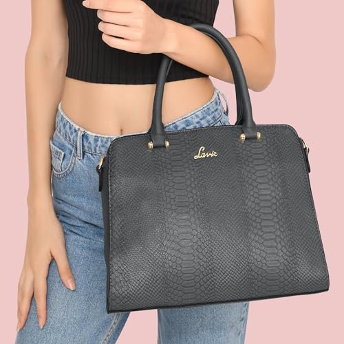 Image of Lavie Ushycroc Women's Medium Dome Satchel Handbag | Satchel Bag for Work | Ladies purse | Stylish Shoulder Bag | Gift For Women