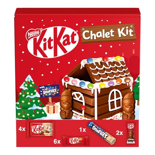 KITKAT Cabin Kit Casetta Natale con Wafer ricoperto di Cioccolato al Latte 461g