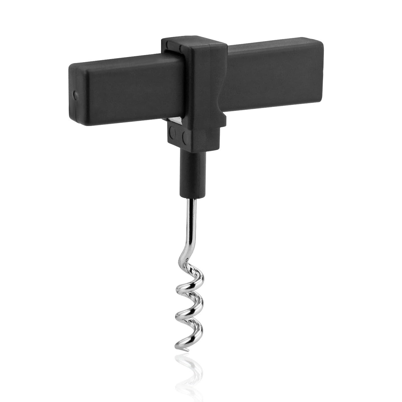 FSE Black Plastic Compact Corkscrew