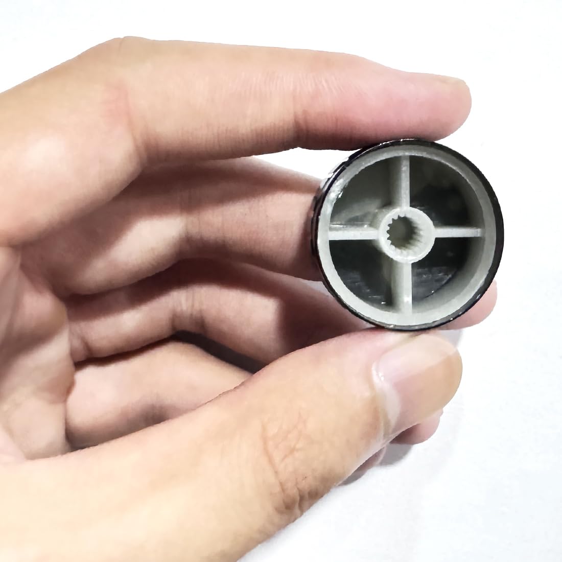 Buwei Potentiometer Knöpfe 2 Stück - 25x13mm D-Achse Für Audio Verstärker