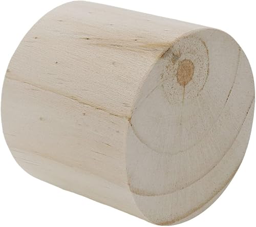 Miniatura 5 de 4 elevadores de madera cilíndrica para cama, elevadores de muebles de madera, color original sólido para pintura de bricolaje, sofá, silla, mesa,