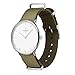 Produktbild Nordgreen Native skandinavische Herrenuhr in Silber mit weißem Ziffernblatt und austauschbarem 40mm Nylon Armband Bohème Grün 10130