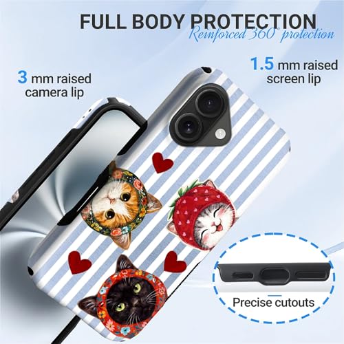 Coque iPhone 16 Plus robuste double couche pour éviter les rayures et protéger l'écran - 5