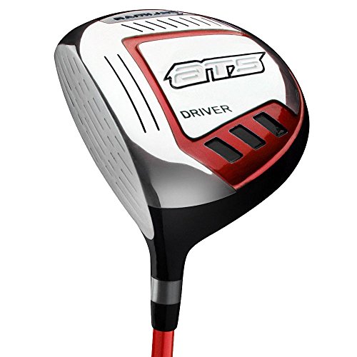 Orlimar Golf Ats Junior Boy's Golf Set With Bag, Right And Left Hand, Ages 9-12, Red/Black (5 Clubs) #TOP4