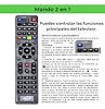 Decoder digitale terrestre 2025 Digiquest Twin Tuner Rec Decoder DVB-T2 HEVC H.265 Chipset 10bit, Decoder TV, Dual, Full HD FTA, USB, HDMI, SCART, Ethernet LAN RJ-45, Telecomando 2 in 1, Nero, Metallo #3