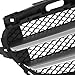 KARPAL Front Radiator Grille Grill w/Chrome Molding Compatible with 2014 2015 2016 Mercedes-Benz W212 E-Class Replace 2128852574 + 2128801022