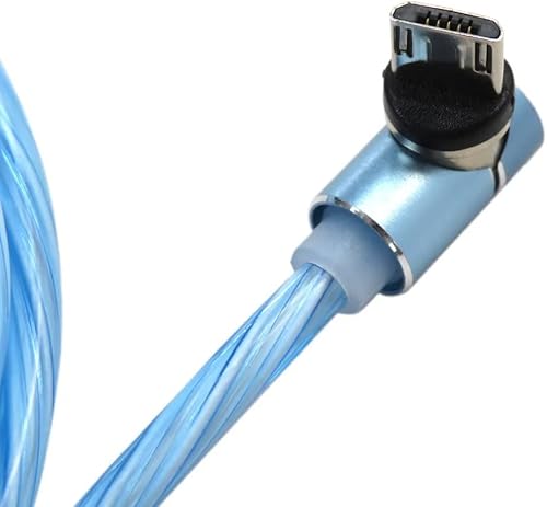 Miniatura 2 de Cable magnético de 90 grados, cable micro USB 3A, cargador rápido, cable de datos USB C para iPhone, Samsung teléfono celular, juego de cable de