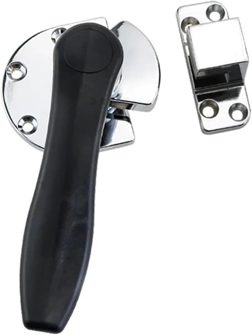 Zinc Alloy Freezer Heavy-Duty Handle Industrial Machinery and Equipment Electrical Rotary Lock(Left)