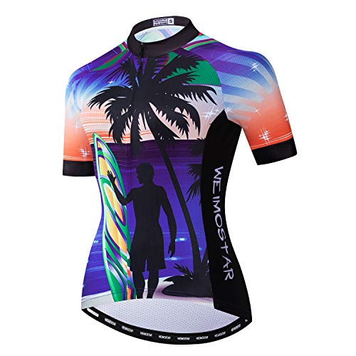 Women Cycling Jersey Top MTB Bicycle Clothing Female Team Cycle Wear Bike XXL