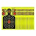 PTPHJEG 9.5x14.5 inch Silhouette Splatter Targets - Bright Fluorescent Yellow Easily seen on Impact When Hitting Target for BB Guns, airguns, Rifles, Indoor and Outdoor ranges (50 Pack)