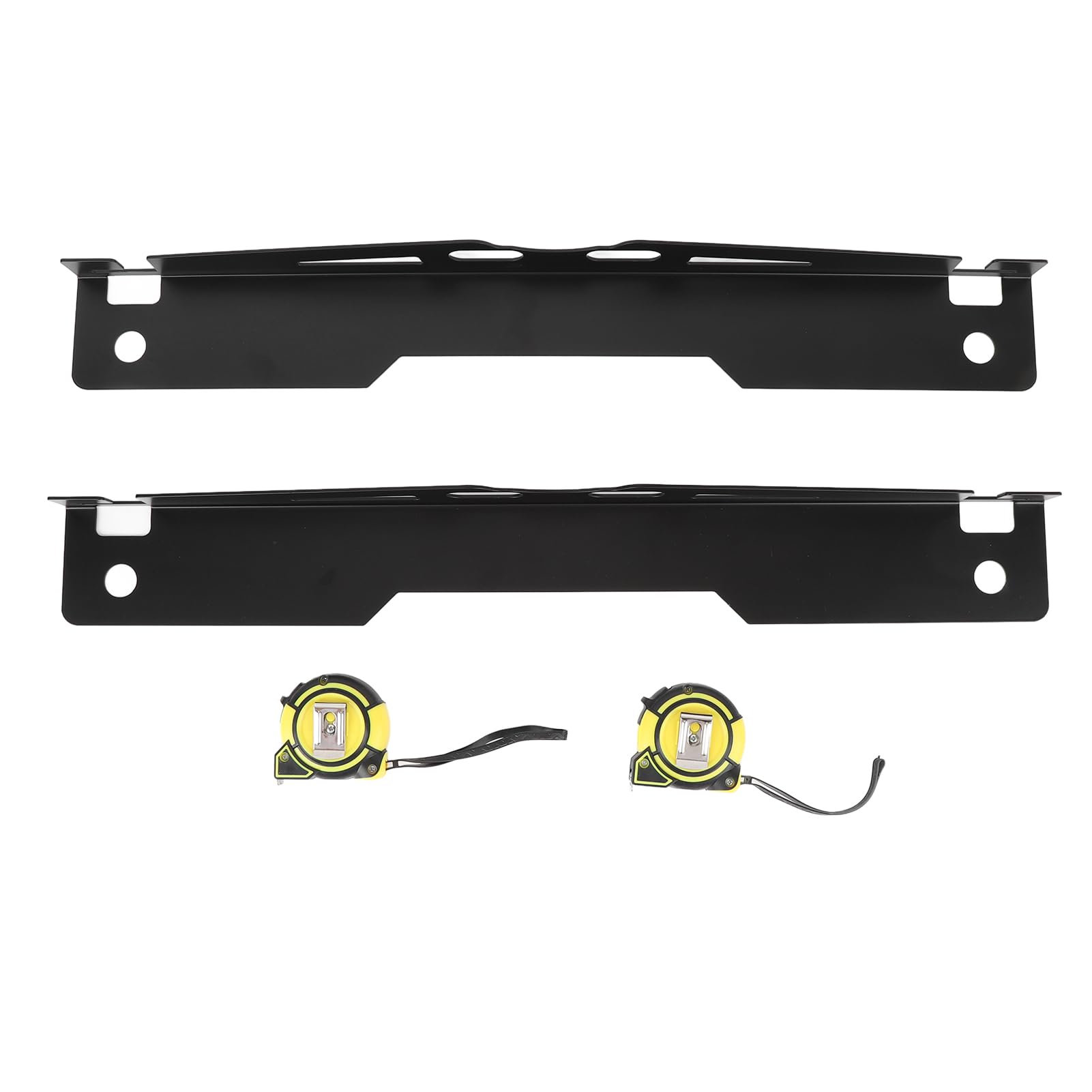 Keenso Plaques à Outils d'alignement des Roues, Matériau en Fer, Réglages Précis de l'angle d'orteil, Comprend 2 Mètres Ruban pour Véhicules Berlines SUV