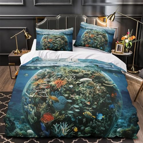 Housse de couette super king size en microfibre de polyester au fini doux et durable