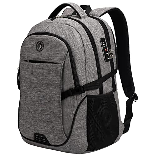 SHRRADOO-Anti-Theft-Laptop-Backpack-Travel-Backpacks-Bookbag-with-usb-Charging-Port-for-Women-Men-School-College-Students-Backpack-Fits-156-Inch-Laptop-Grey