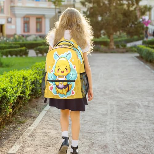 Sac à dos abeille grand format : protégez votre ordinateur avec style