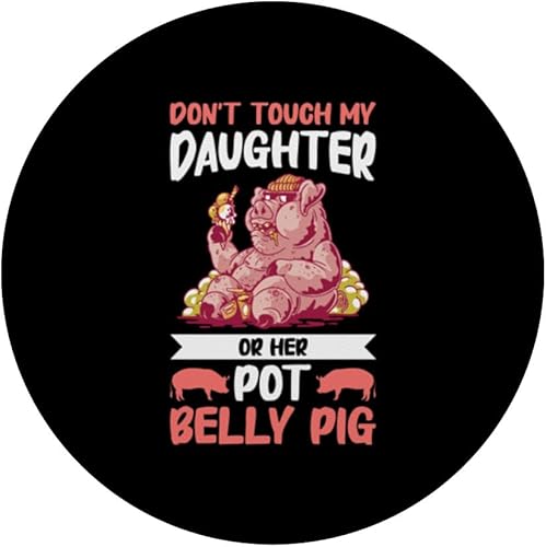 Miniatura 3 de Pot Belly Pig Parent Mini Pig Caretaker PopSockets Standard PopGrip