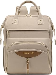SONARIN Tragbare Multifunktionale Baby Wickelrucksack Wickeltasche,Große Kapazität Wasserdicht Babytasche Reise Mama Tasche mit Isolierten Flasche Taschen & Kinderwagen Haken