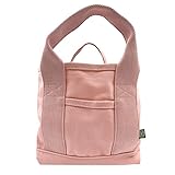 [Originlife] オリジンライフ トートバック 桜ピンク バッグインバッグ キャンパス 無地