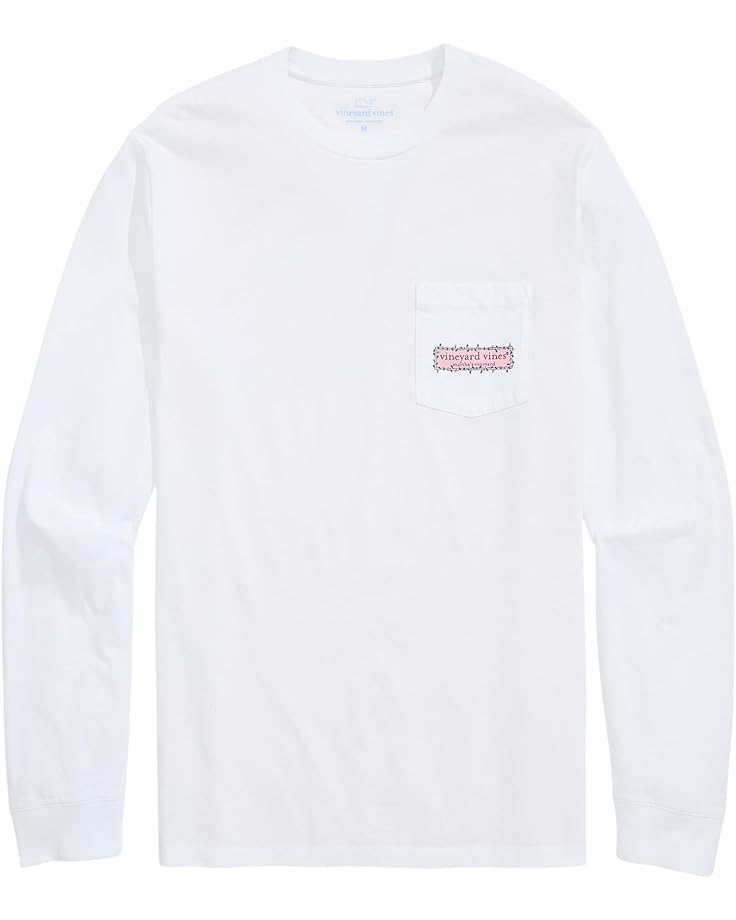 Vineyard Vines String Lights Pups Long Sleeve Tee - Main View