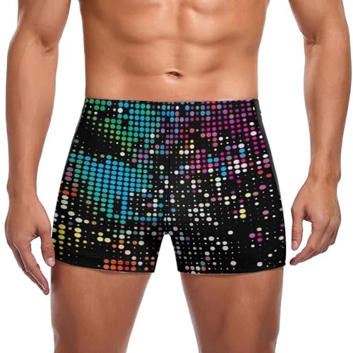 Swim briefs homme tache abstraite boxer swimming trunks