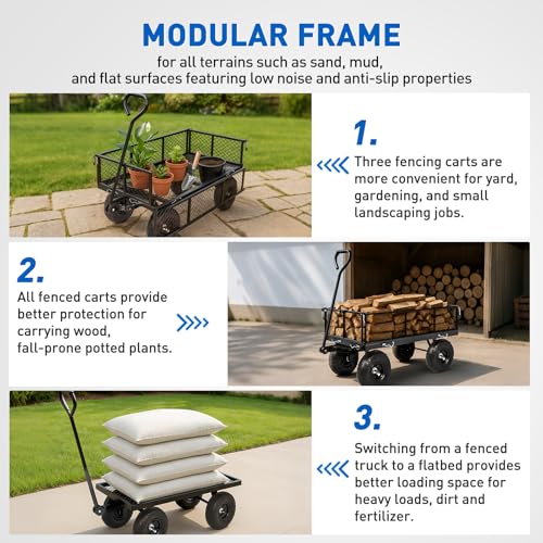 Heavy Duty Electric Wheelbarrow Cart