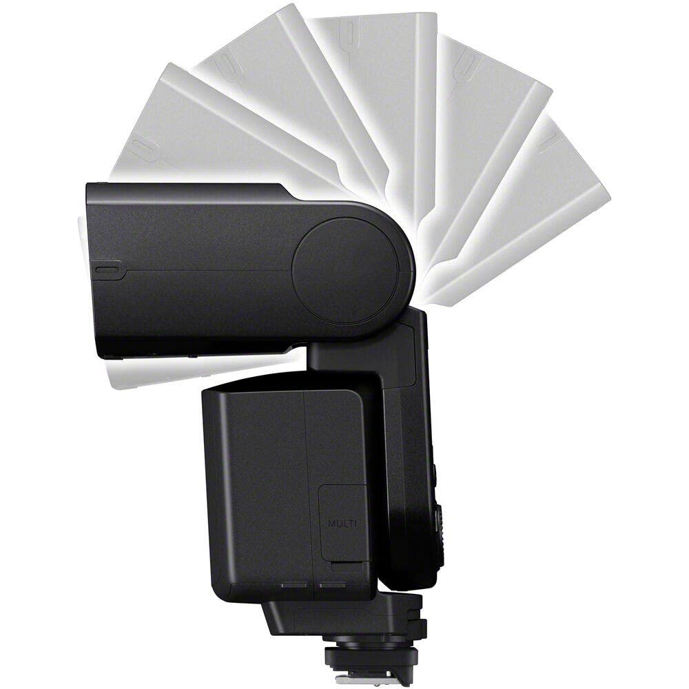 Sony HVL-F60RM2 Flash esterno con controllo radio wireless ( Flash multiplo, ad alta velocità, 10 BPS, dimmerabile in modo continuo, Quick Shift Bounce, ideale per i modelli Sony Alpha e FX)