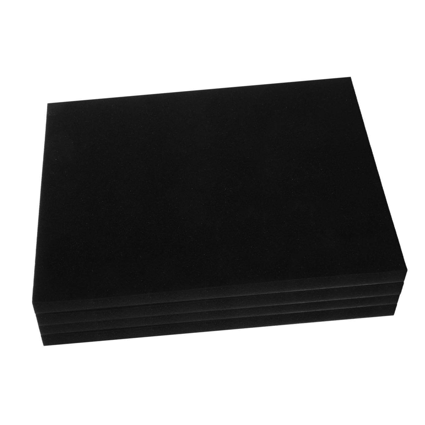 Schaumstoffplatten von Elektronik und Keramik für Versand und Lagerung 4 Stück Schwarze aus Polyurethan für Verpackungsmaterial Vielseitig Zuschneidbar und Stoßdämpfend