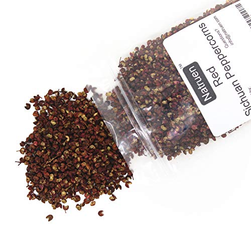 Natruen Szechuan Red+Green Peppercorn Whole 4Oz Each, Red And Green Sichuan Peppercorns Variety Pack #TOP2