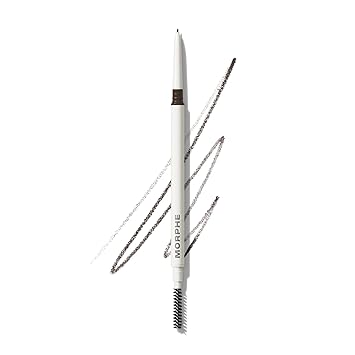 Morphe Nano Brow Pencil - Ultrafine Eyebrow Pencil for Hairlike Strokes - Precision Eye Makeup with Spoolie Brush for Natural Definition and Long-Lasting Wear - Chocolate Mousse 0.001 oz