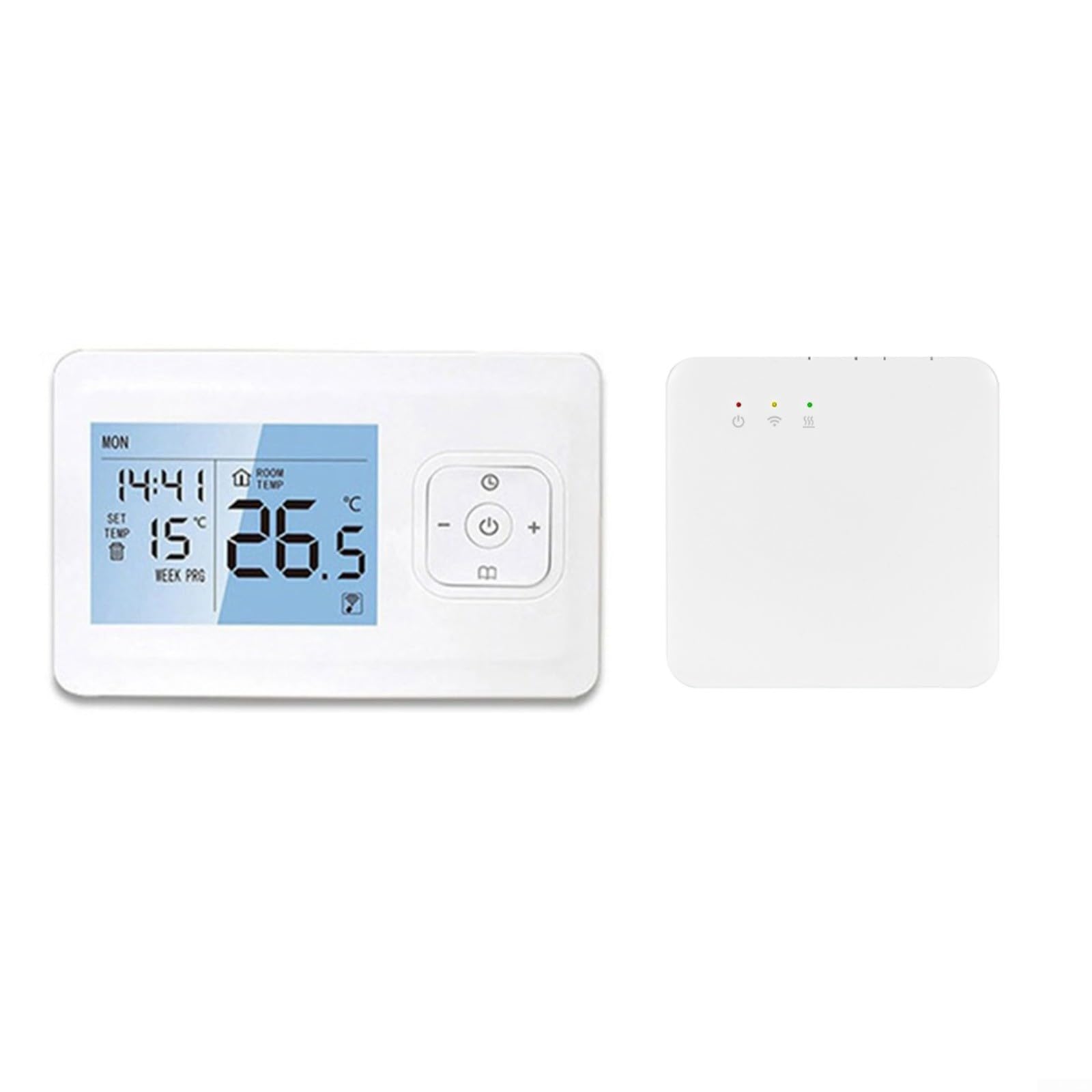 TONIXY Termostato programable, para Tuya para teléfono inteligente inalámbrico WiFi, control de aplicación, termostato programable con función de bloqueo infantil