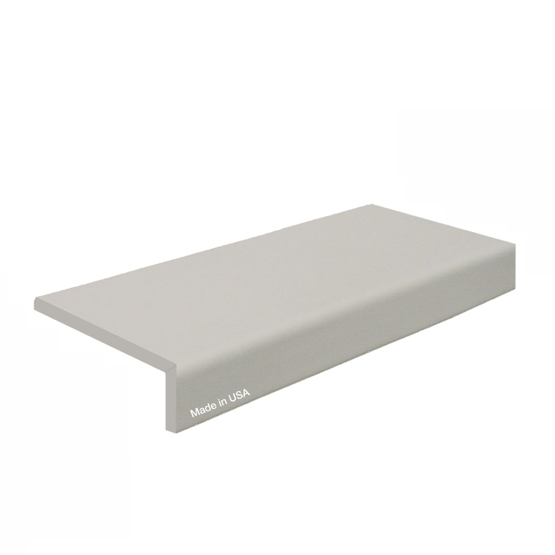 Kidkusion Soft Seat Edge Cushion | Made in USA | 108" | Taupe | Fireplace Cushion and Hearth Pad