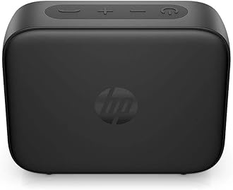 HP Bluetooth Speaker 350 with Noise Reduction Built in Microphone and Ip54 Water-Resistant (Black)
