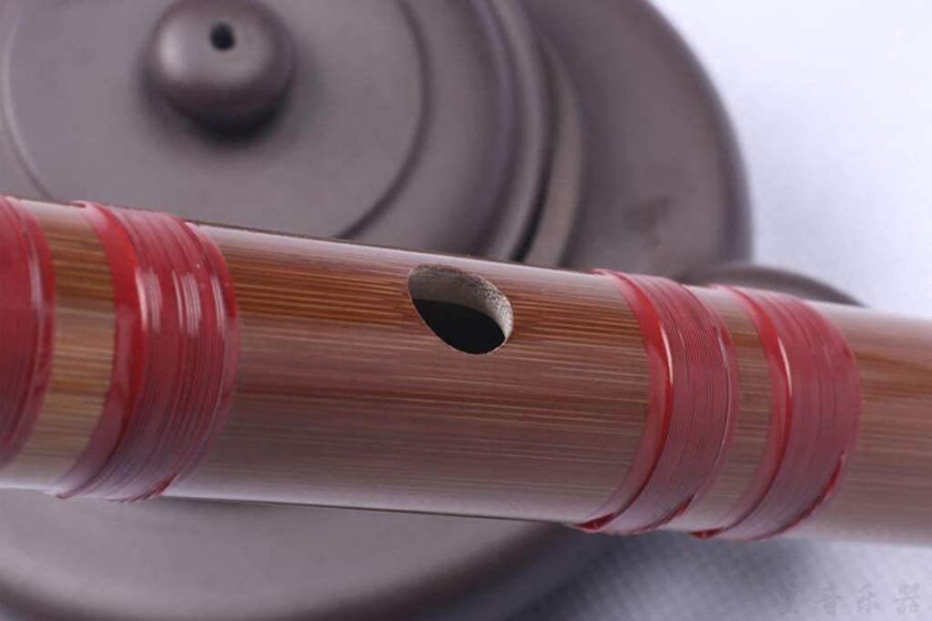 Chiński instrument muzyczny Dizi gorzki flet bambusowy dla początkujących i dorosłych, podstawowy, profesjonalny dla dzieci, do zabawy, flet poprzeczny (kolor: F)