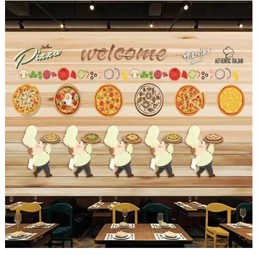 Papier peint personnalisé pour créer un coin repas convivial dans un magasin de lait
