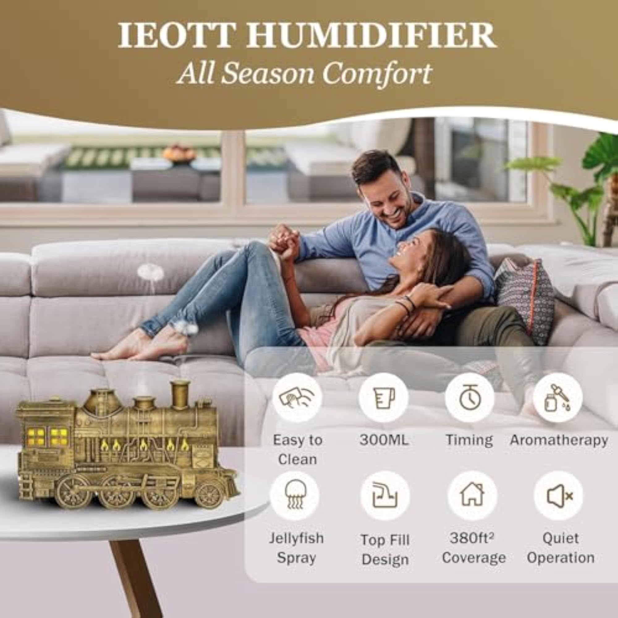 Istara Retro Train Essential Diffuser Aroma Diffuser