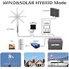12000w Wind Turbine Generator Kit,Wind Mill Generator with 8 Blade,12v 24v 48v Medium Windmill Household Small,Wind Mill Generator with Solar Wind Hybrid Controller,12V