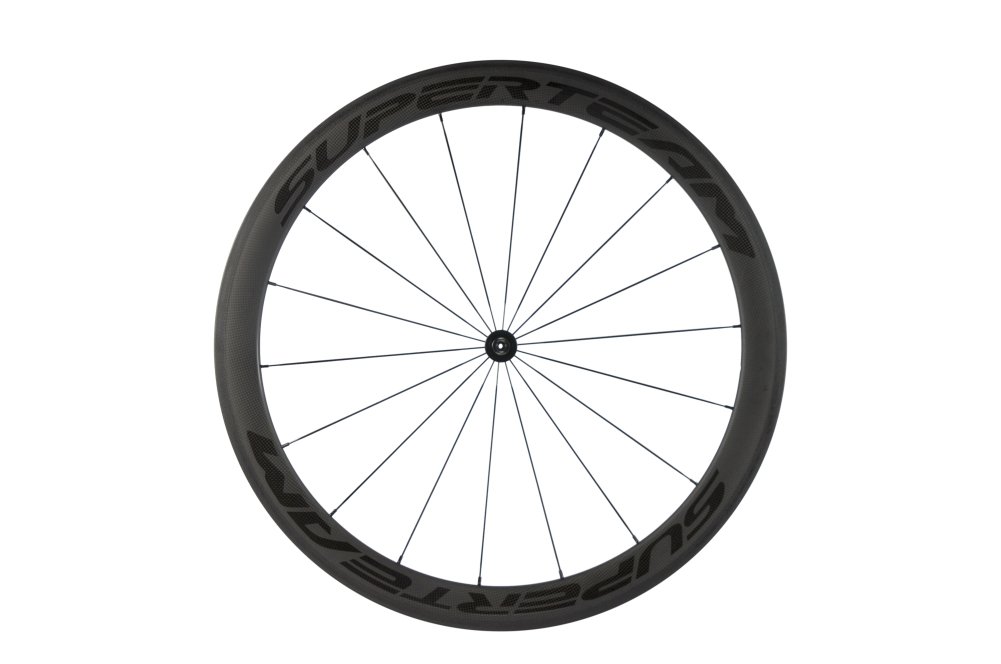 早い者勝ち　700C ホイール　50mm Amazon | Superteam 50mm ホワイトデカール カーボンファイバー